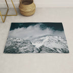 Winter Mountain Landscape Rug Gallery Image 1