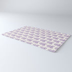 Lavender Bows Coquette Rug Gallery Image 3