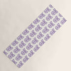 Lavender Bows Coquette Yoga Mat Gallery Image 1