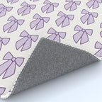 Lavender Bows Coquette Rug Gallery Image 4
