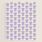 Lavender Bows Coquette Jigsaw Puzzle Gallery Image 1