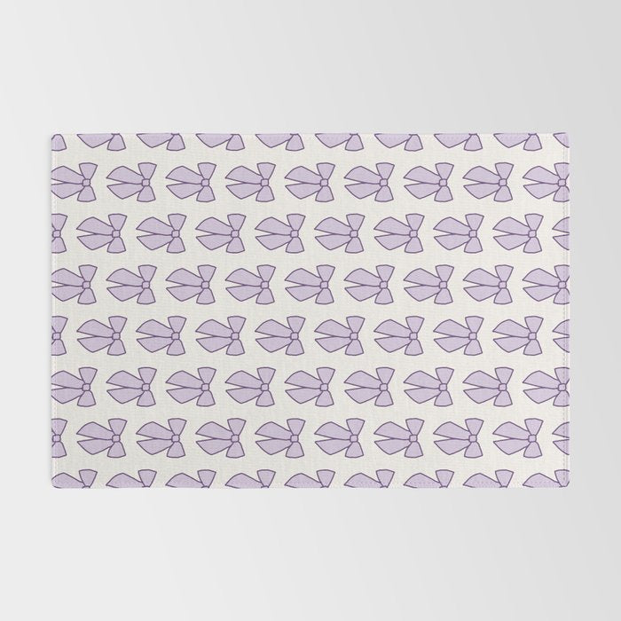 Lavender Bows Coquette Rug Gallery Image 2