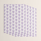 Lavender Bows Coquette Wrapping Paper Gallery Image 3