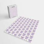 Lavender Bows Coquette Jigsaw Puzzle Gallery Image 2