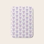Lavender Bows Coquette Bath Mat Gallery Image 1