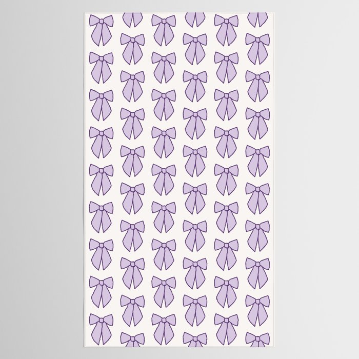 Lavender Bows Coquette Tablecloth Gallery Image 2