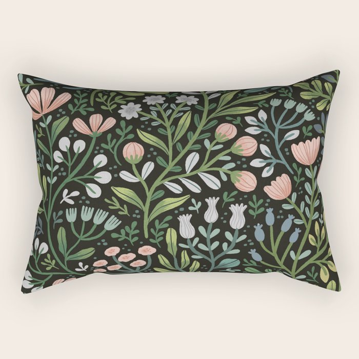 Month of June ~ dark Rectangular Pillow Gallery Image 1
