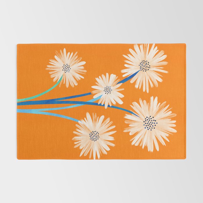 Moroccan Daisies Still Life Rug Gallery Image 2