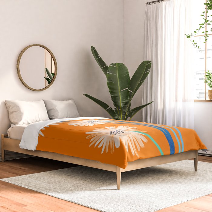 Moroccan Daisies Still Life Comforter Gallery Image 2