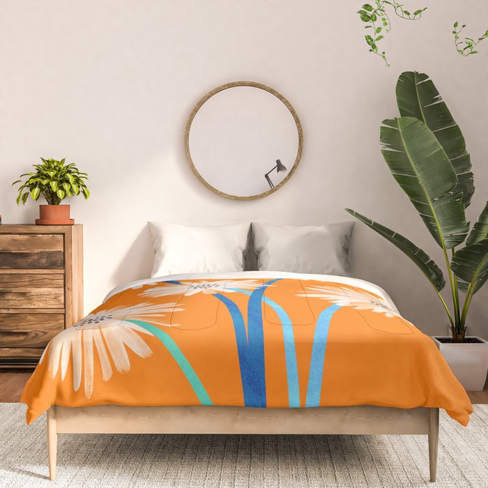 Moroccan Daisies Still Life Comforter Gallery Image 3