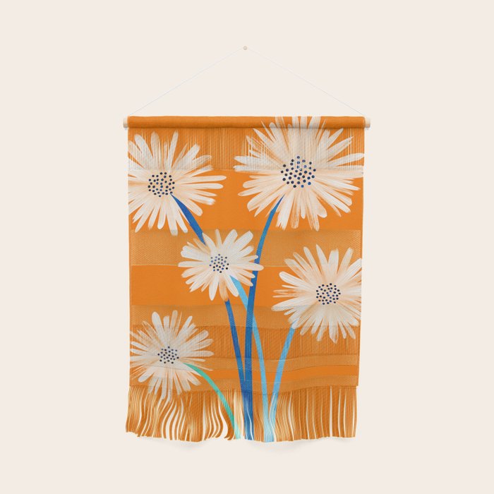 Moroccan Daisies Still Life Wall Hanging Gallery Image 1