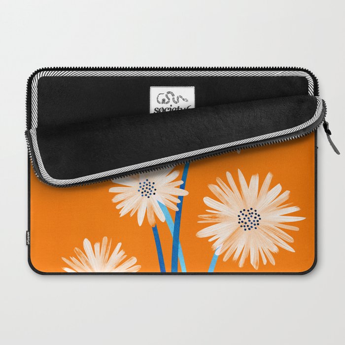 Moroccan Daisies Still Life Laptop Sleeve Gallery Image 2