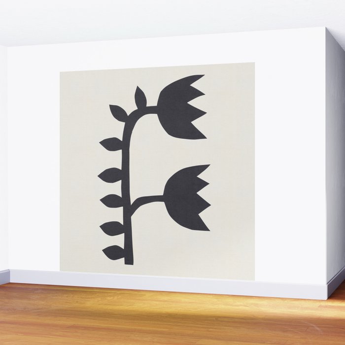 Black Tulips #1 - 3/5 Wall Mural Gallery Image 2
