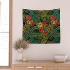 Tropical garden Wall Tapestry Gallery Image 2