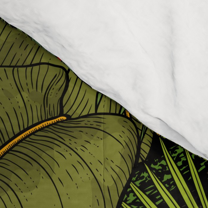 Tropical garden Comforter Gallery Image 4