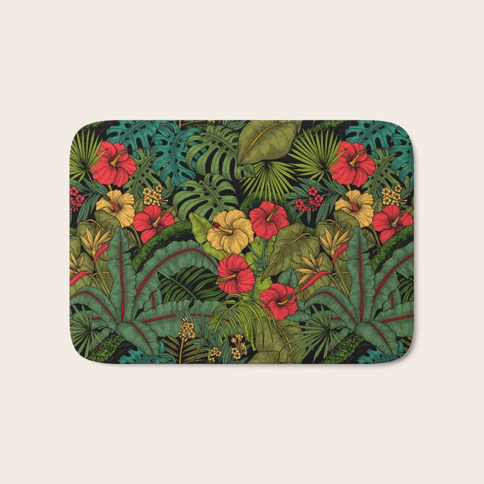 Tropical garden Bath Mat Gallery Image 1
