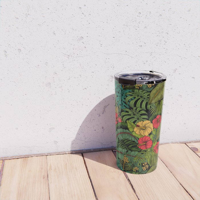 Tropical garden Travel Mug Gallery Image 4