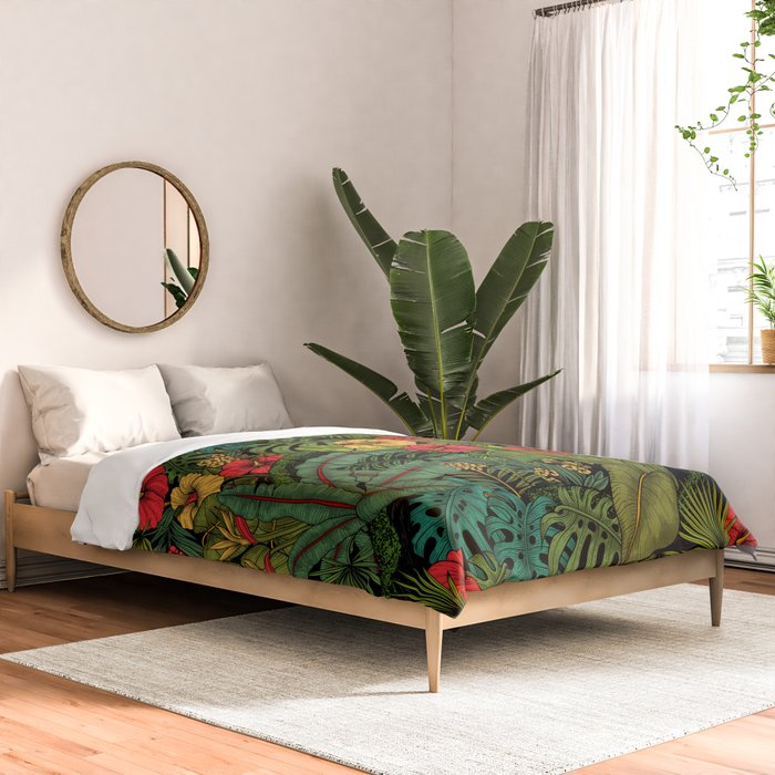 Tropical garden Comforter Gallery Image 2