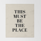 This Must Be The Place Throw Blanket Gallery Image 2