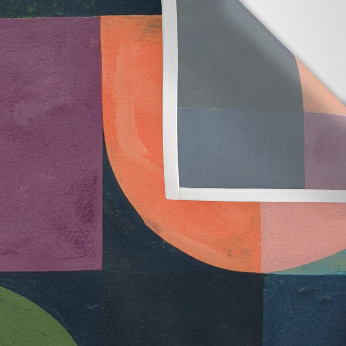 Midnight Bauhaus Garden Wall Tapestry Gallery Image 3