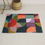 Midnight Bauhaus Garden Rug Gallery Image 1