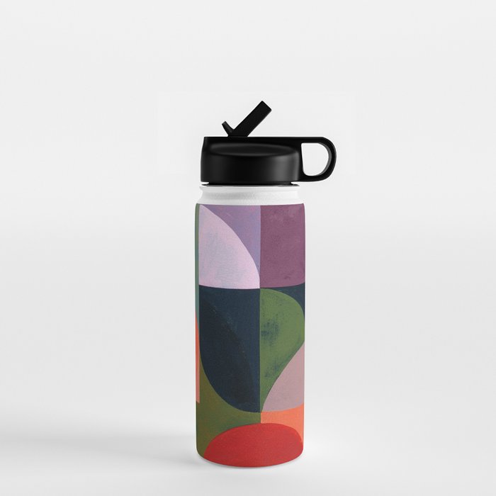 Midnight Bauhaus Garden Water Bottle Gallery Image 1