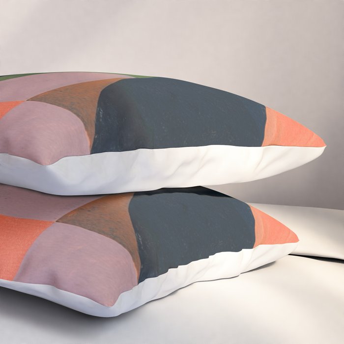 Midnight Bauhaus Garden Pillow Sham Gallery Image 3