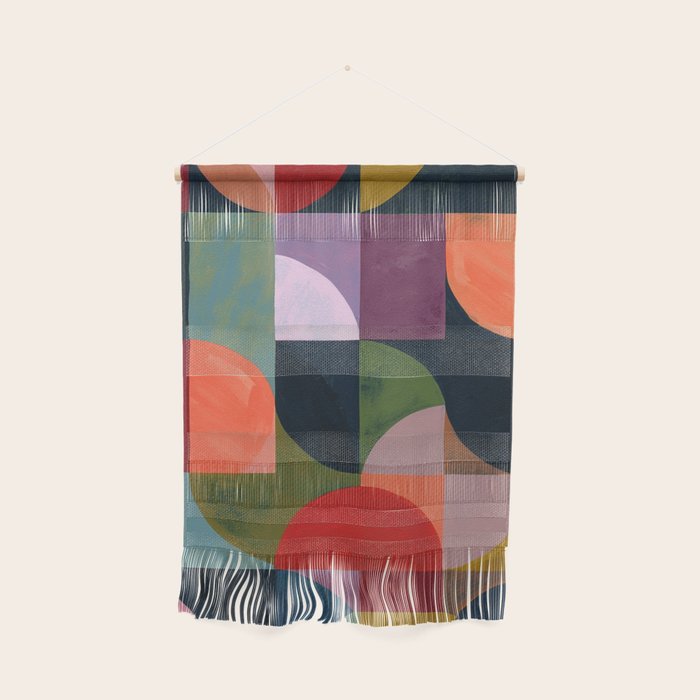 Midnight Bauhaus Garden Wall Hanging Gallery Image 1