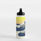 The Great Wave Of  Cat Water Bottle Gallery Image 3