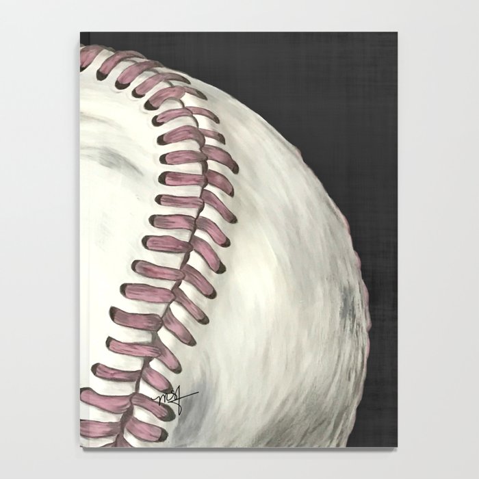 Vintage Baseball Art Notebook Gallery Image 4
