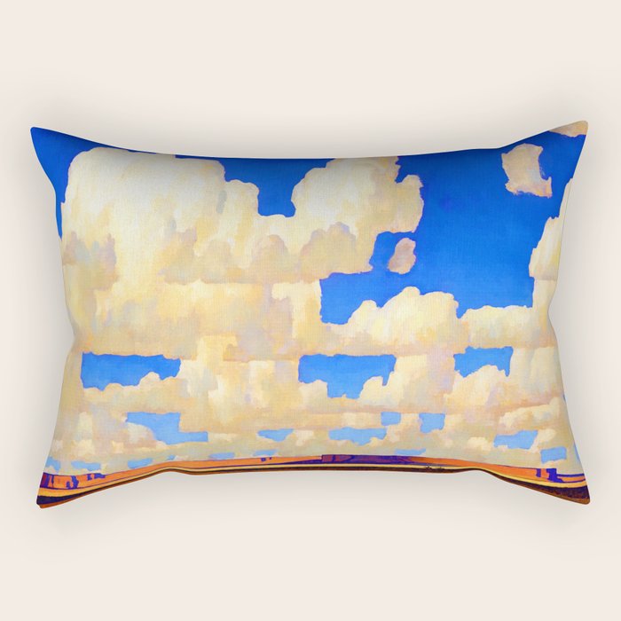 Maynard Dixon Cloud World Rectangular Pillow Gallery Image 2