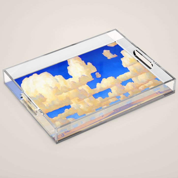 Maynard Dixon Cloud World Acrylic Tray Gallery Image 1