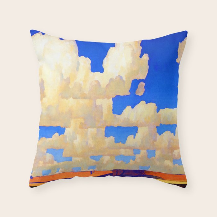 Maynard Dixon Cloud World Throw Pillow Gallery Image 1