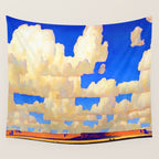 Maynard Dixon Cloud World Wall Tapestry Gallery Image 4
