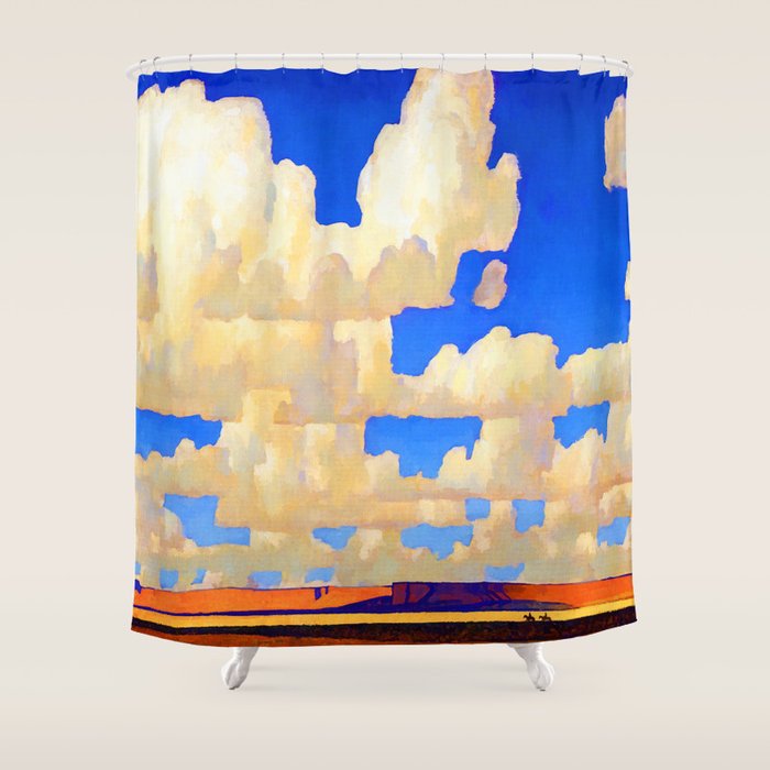 Maynard Dixon Cloud World Shower Curtain Gallery Image 1
