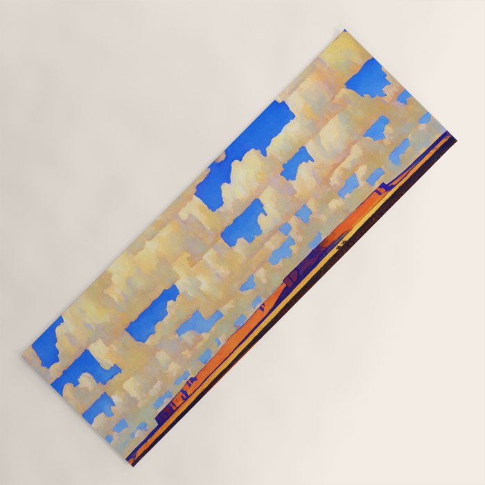 Maynard Dixon Cloud World Yoga Mat Gallery Image 1