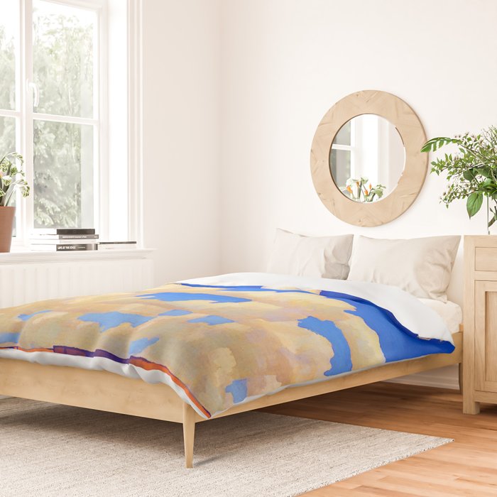 Maynard Dixon Cloud World Duvet Cover Gallery Image 2