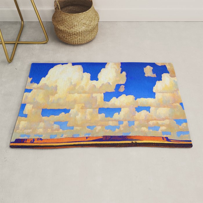 Maynard Dixon Cloud World Rug Gallery Image 1