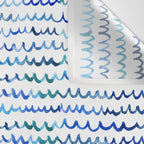 Watercolor Waves Wall Tapestry Gallery Image 3