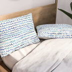 Watercolor Waves Pillow Sham Gallery Image 2