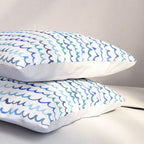 Watercolor Waves Pillow Sham Gallery Image 3
