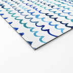 Watercolor Waves Welcome Mat Gallery Image 2