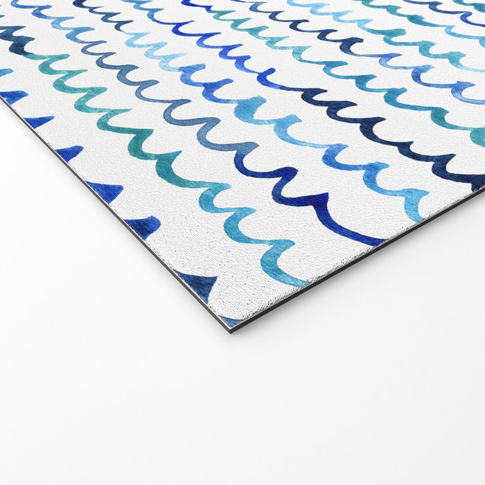 Watercolor Waves Welcome Mat Gallery Image 2