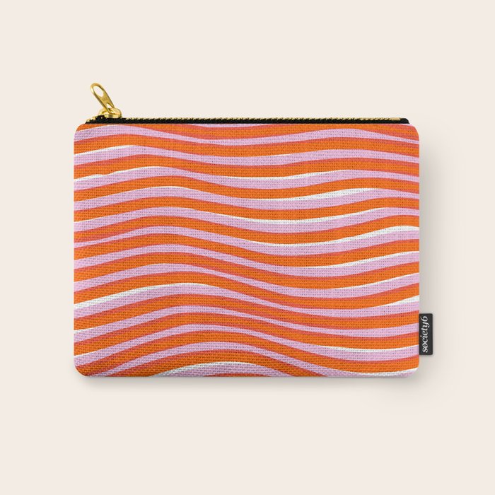 electric zebra stripes Carry All Pouch Gallery Image 1