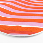 electric zebra stripes Bath Mat Gallery Image 3