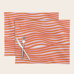 electric zebra stripes Placemat Gallery Image 1