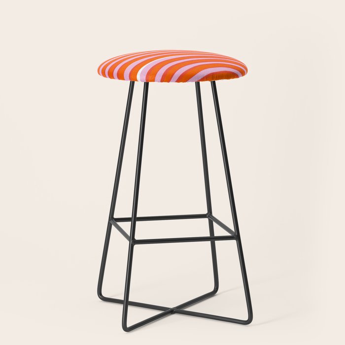 electric zebra stripes Stool Gallery Image 1