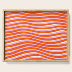 electric zebra stripes Serving Tray Gallery Image 1