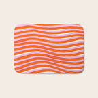 electric zebra stripes Bath Mat Gallery Image 1