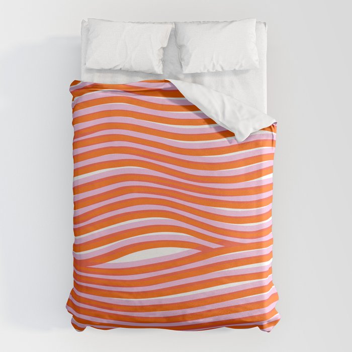 electric zebra stripes Duvet Cover Gallery Image 1